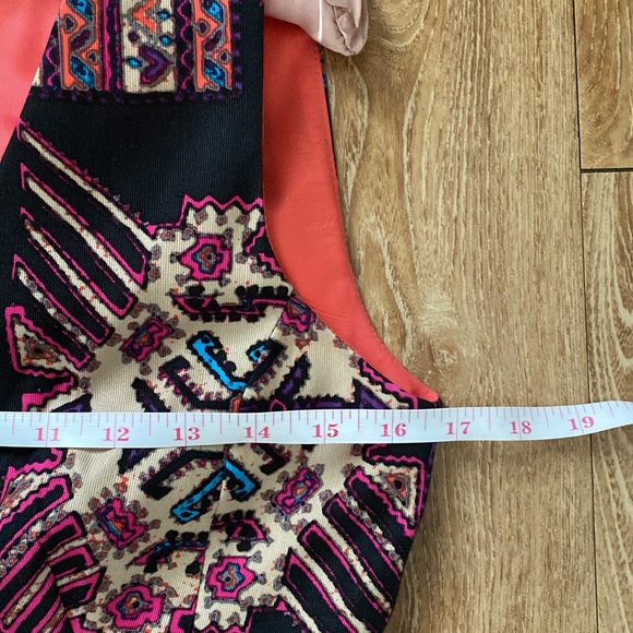 Nanette Lepore Aztec Print Zip Front Dress. Size-4 - Picture 10 of 12